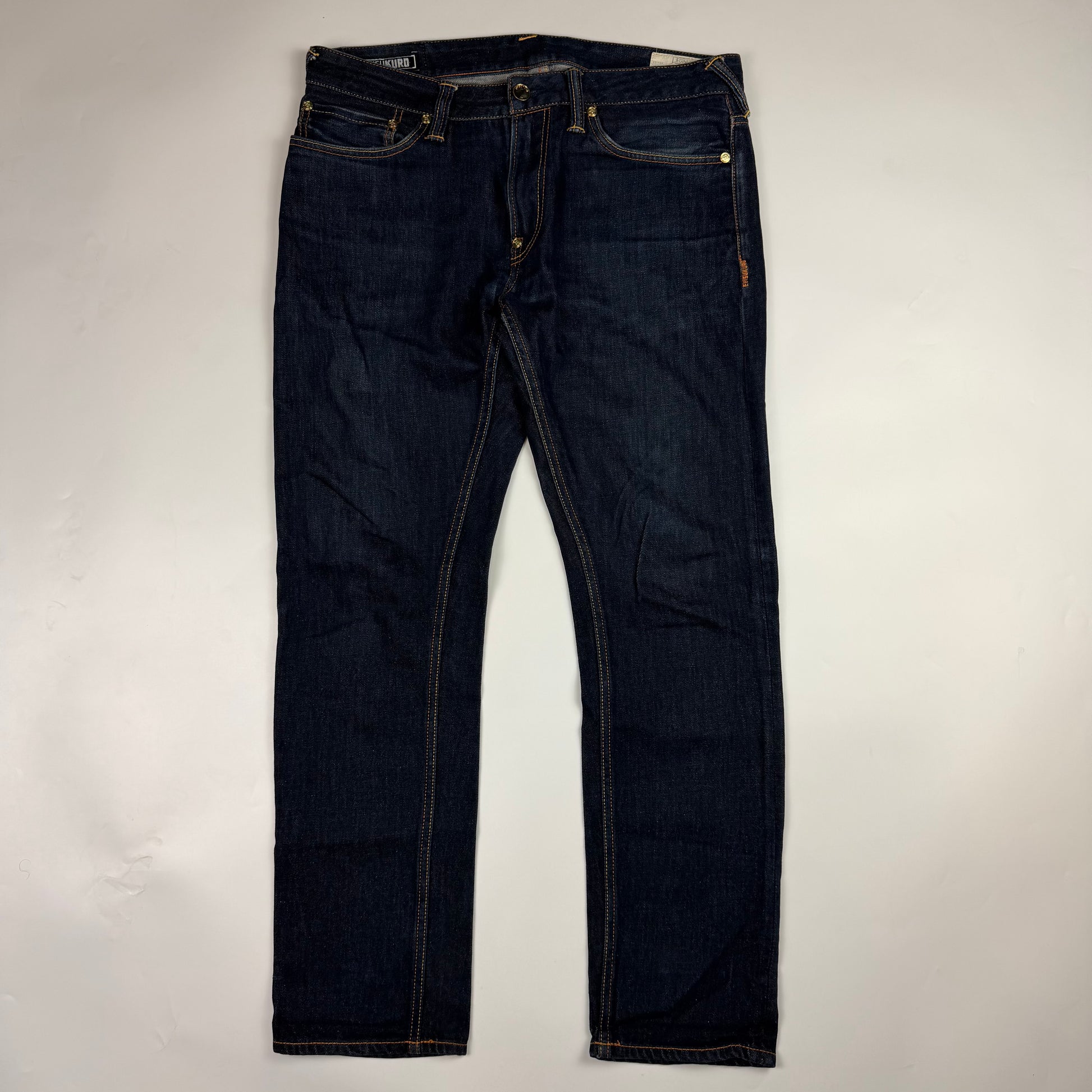 Evisu Kuro Hannya & Kammon Selvedge Jeans