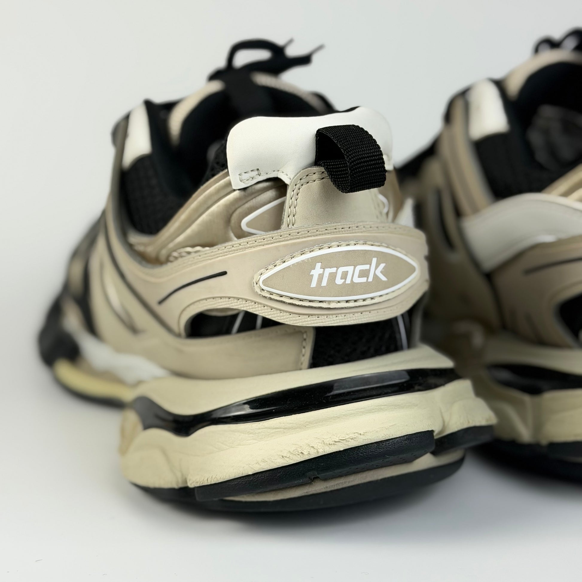 Balenciaga Track Beige Black