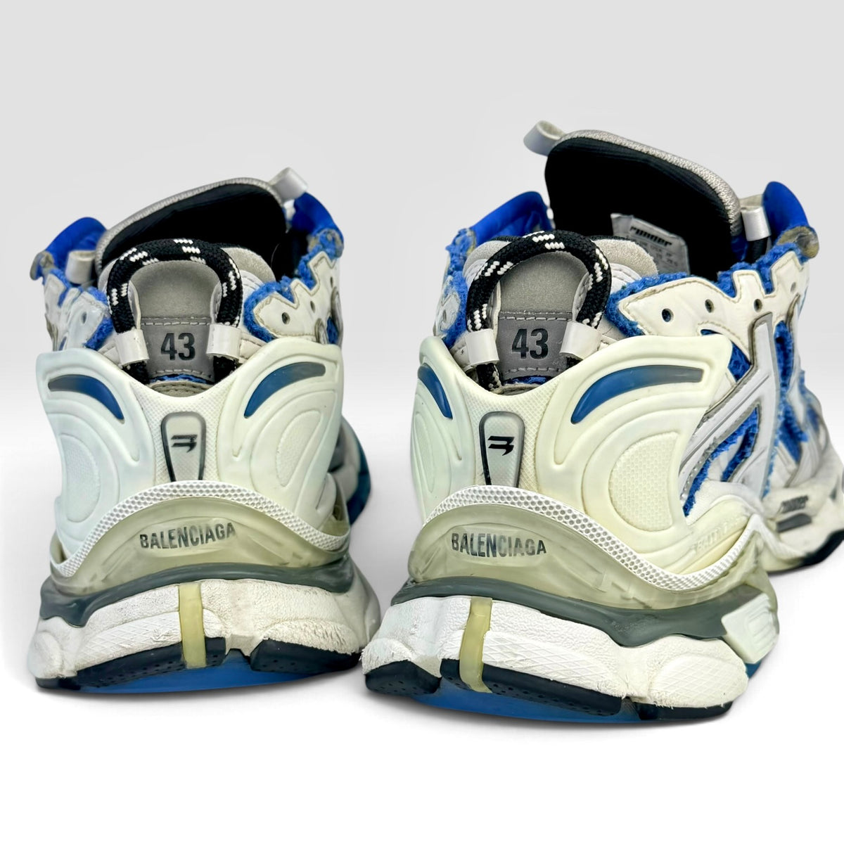 Balenciaga Runner Blue/White Sneakers