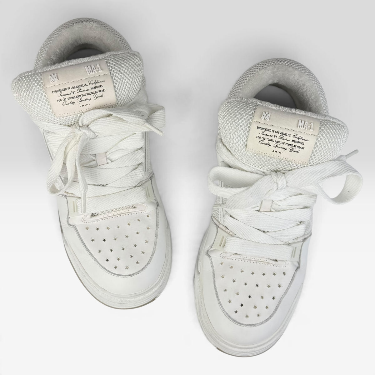 Amiri MA-1 White Sneakers