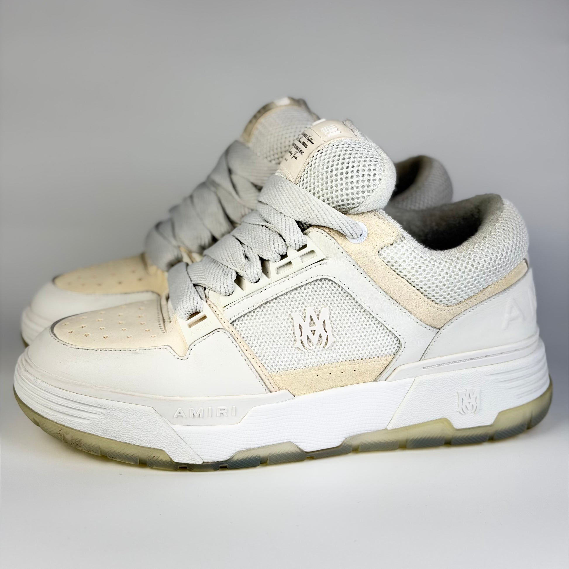 Amiri MA-1 Alabaster White Sneakers
