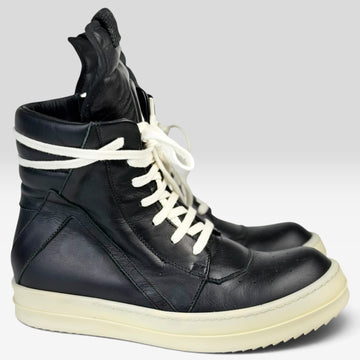 Rick Owens Geobasket Black/Milk | Sneakers Rick Owens