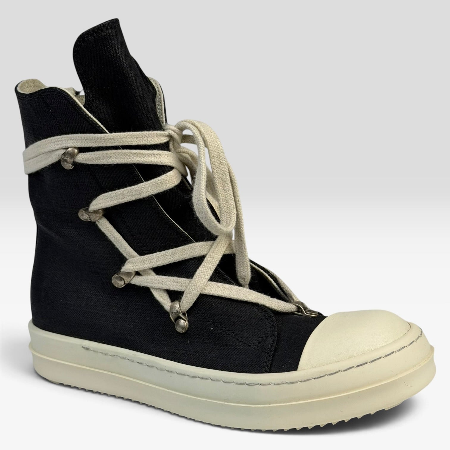 Rick Owens DRKSHDW Hexagram Ramones Denim Black