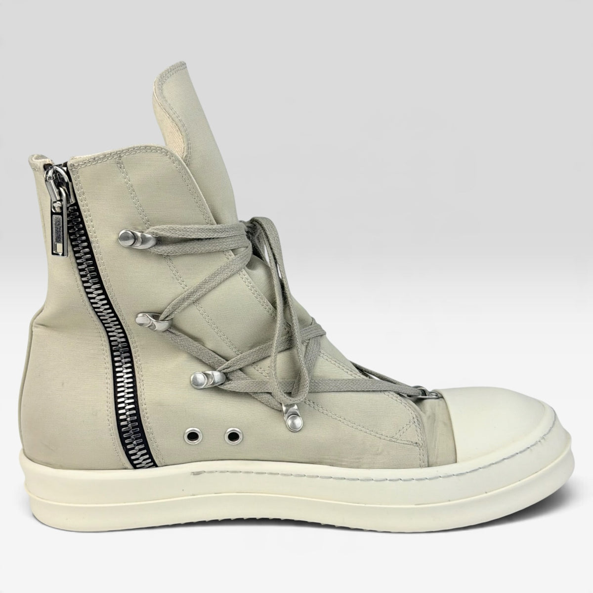 Rick Owens DRKSHDW Hexagram Ramones High Milk/Pearl