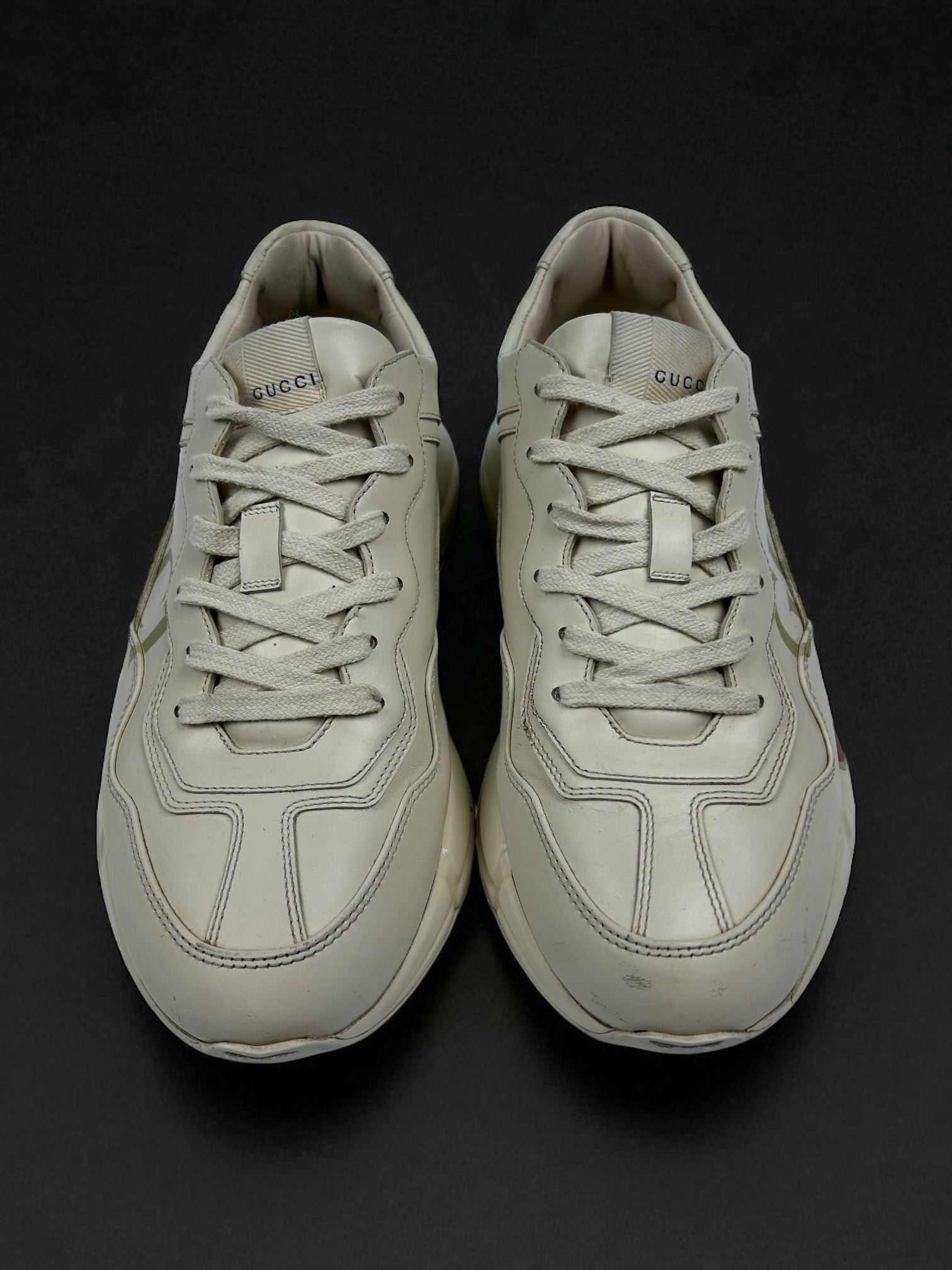 Gucci Rhyton Leather Sneakers