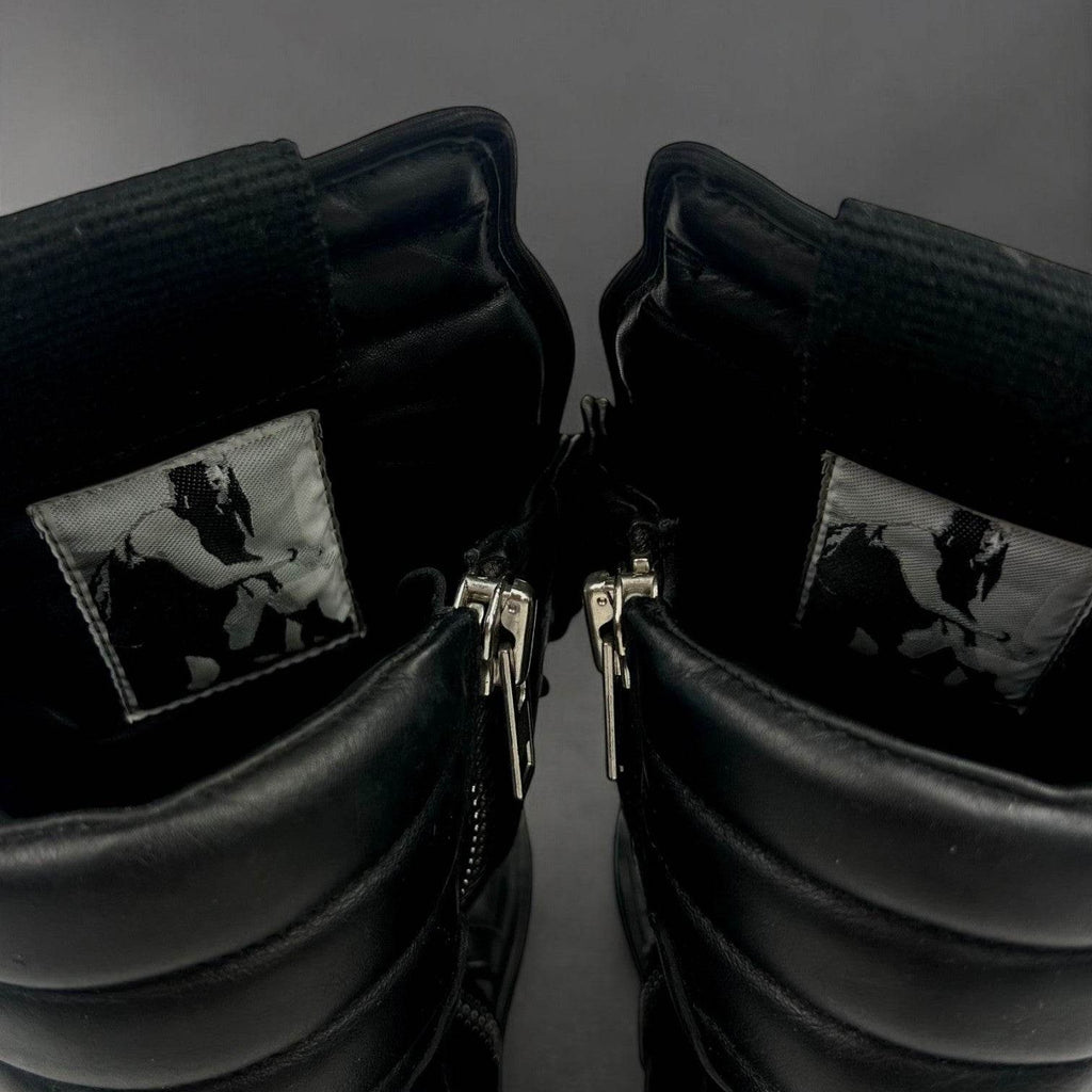 Rick Owens Geobasket Black Leather - V STEALS