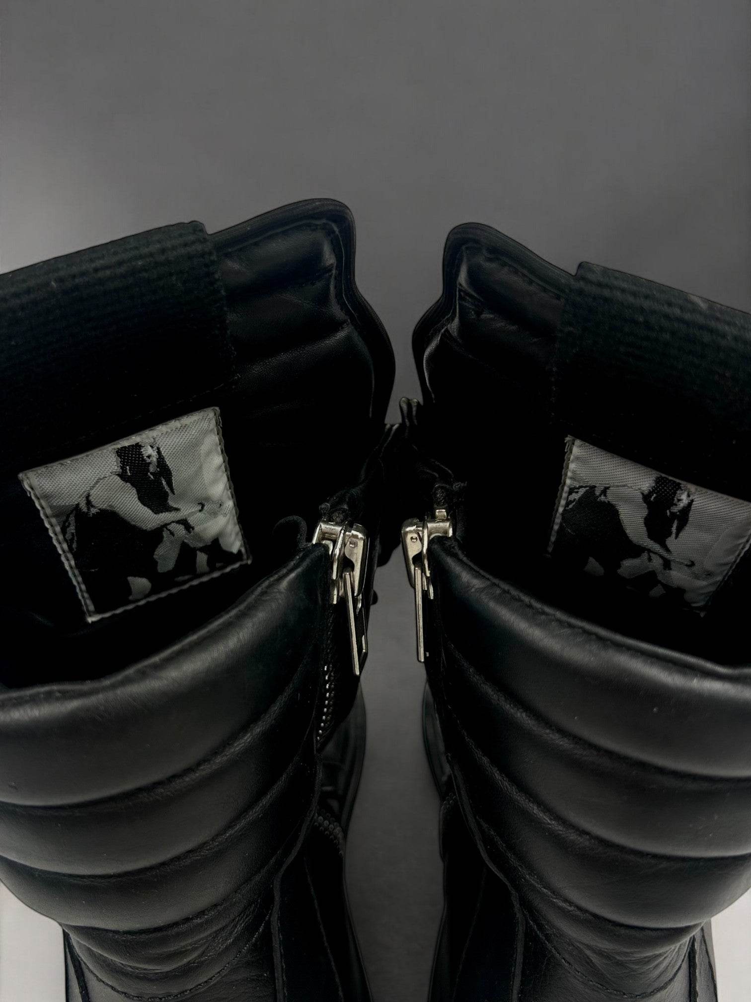 Rick Owens Geobasket Black Leather - V STEALS