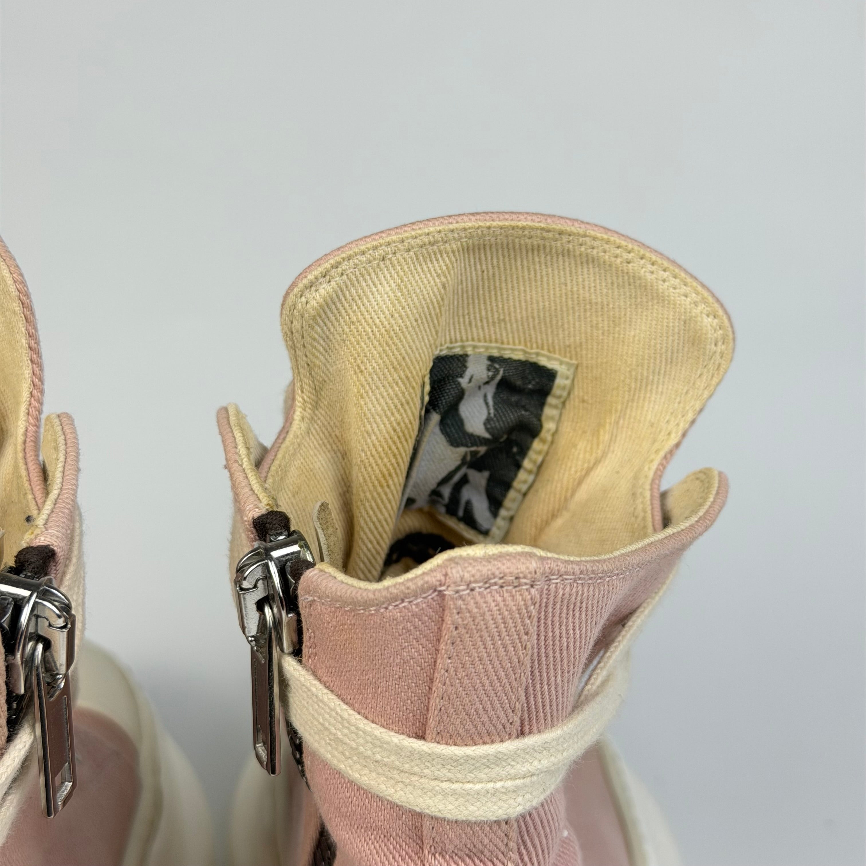 Rick Owens Abstract Ramones Faded Pink