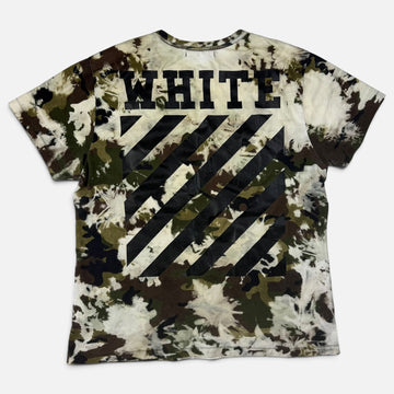 Off-White SS16 Bleached Camouflage T-Shirt Khaki