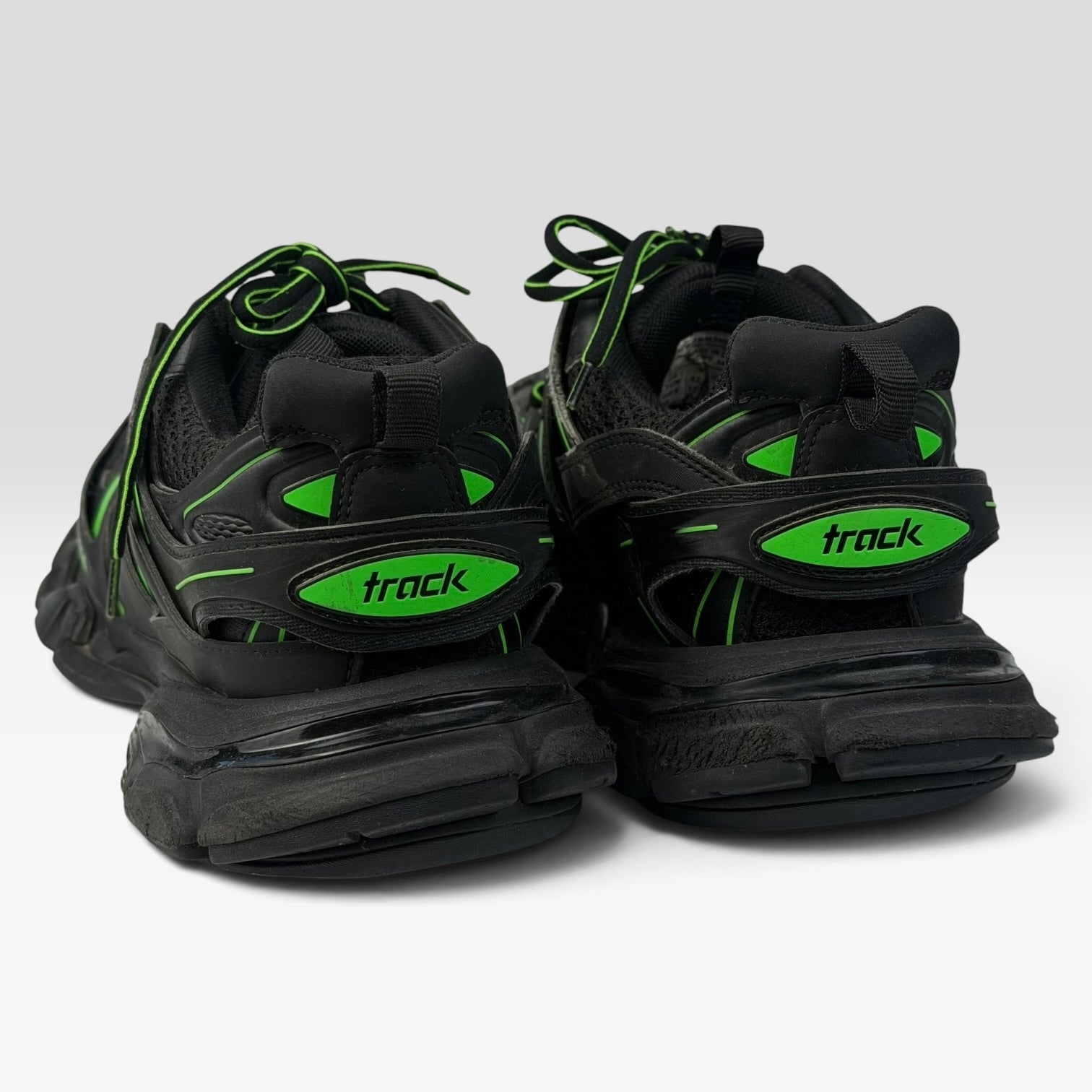 Balenciaga Track Black/Green Sneakers
