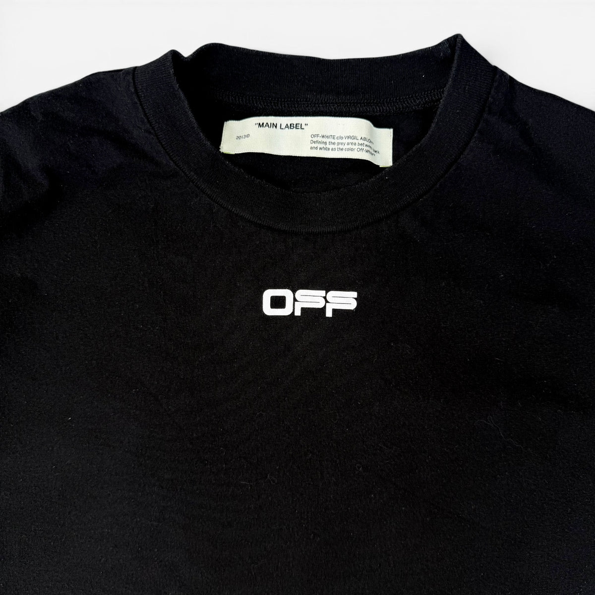 Off-White Airport Tape T-Shirt Black