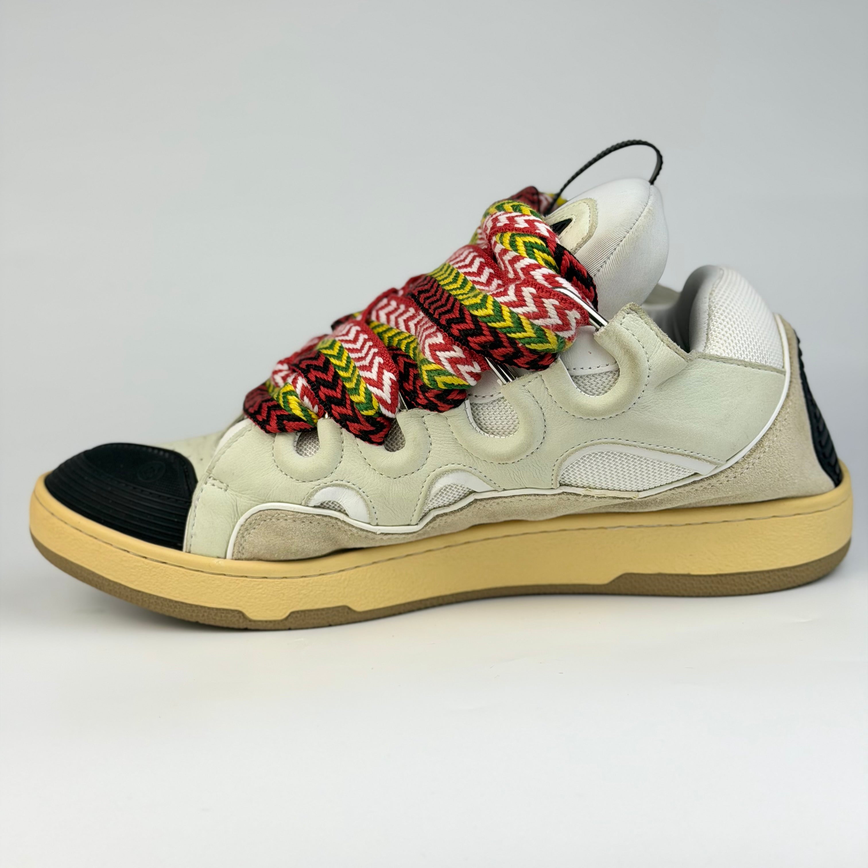 Lanvin Curb White Sneakers