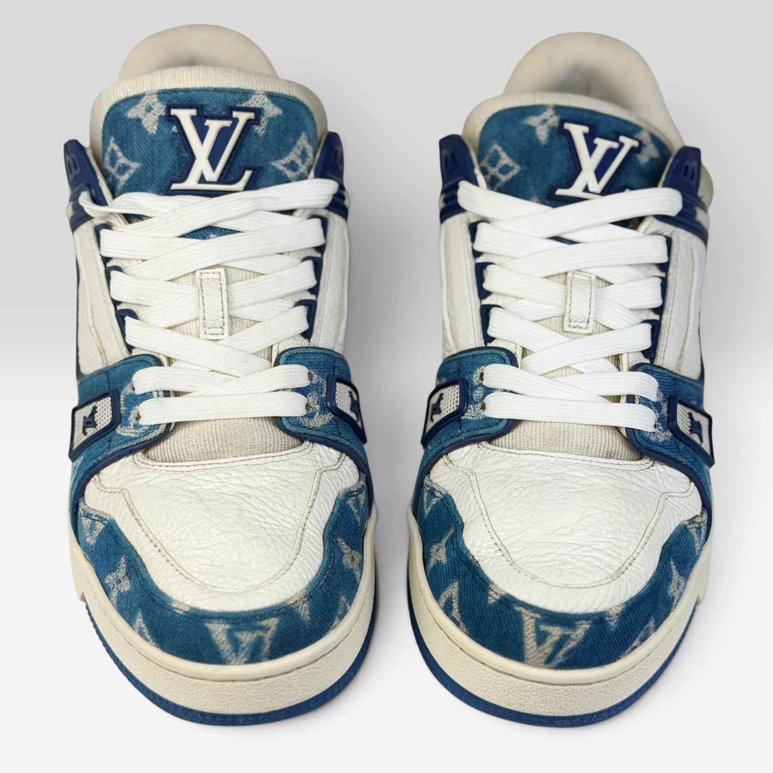Louis Vuitton LV Trainer Blue Denim | Sneakers Louis Vuitton