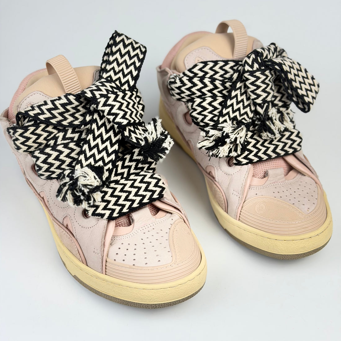 Lanvin Curb Pink Sneakers
