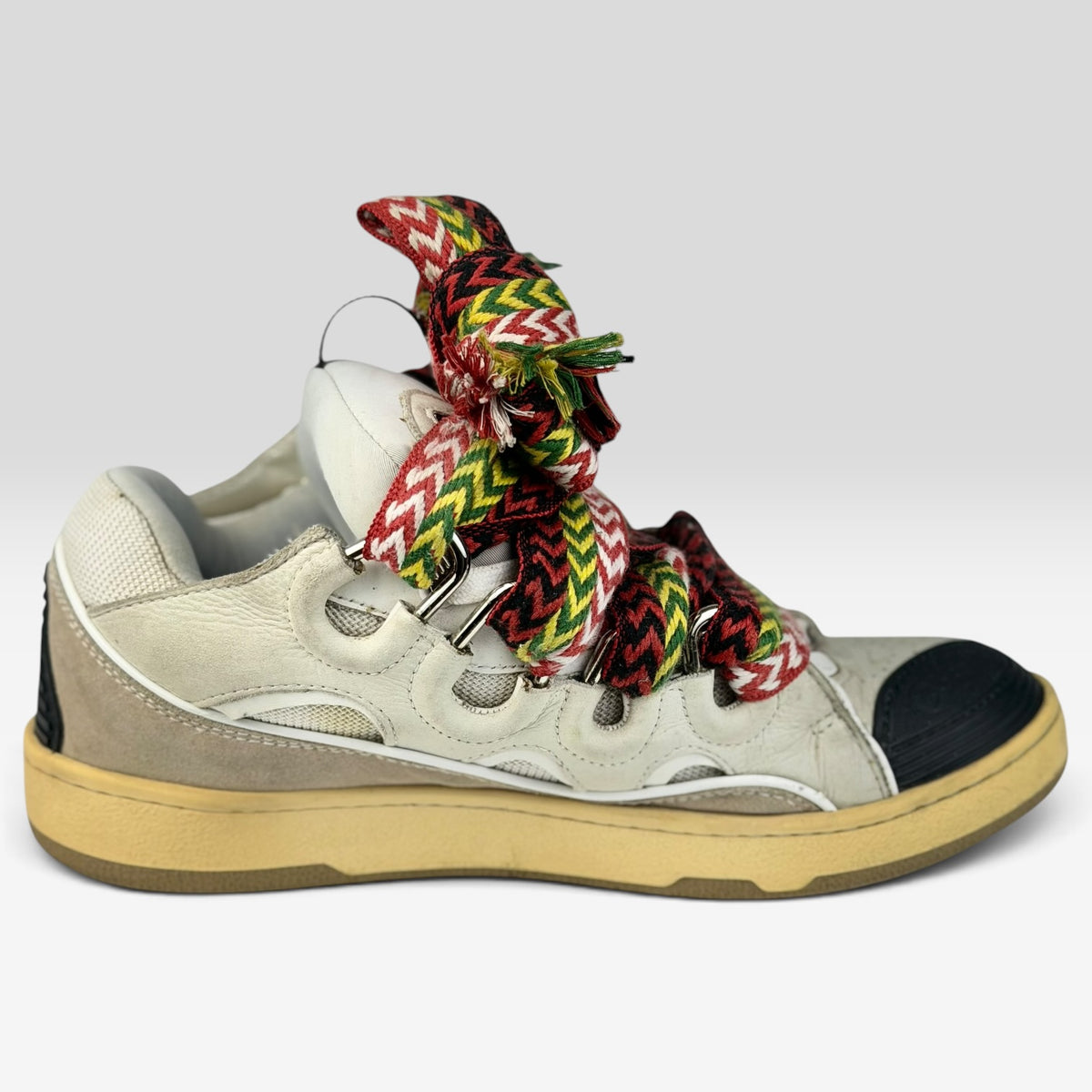 Lanvin Curb White Sneakers