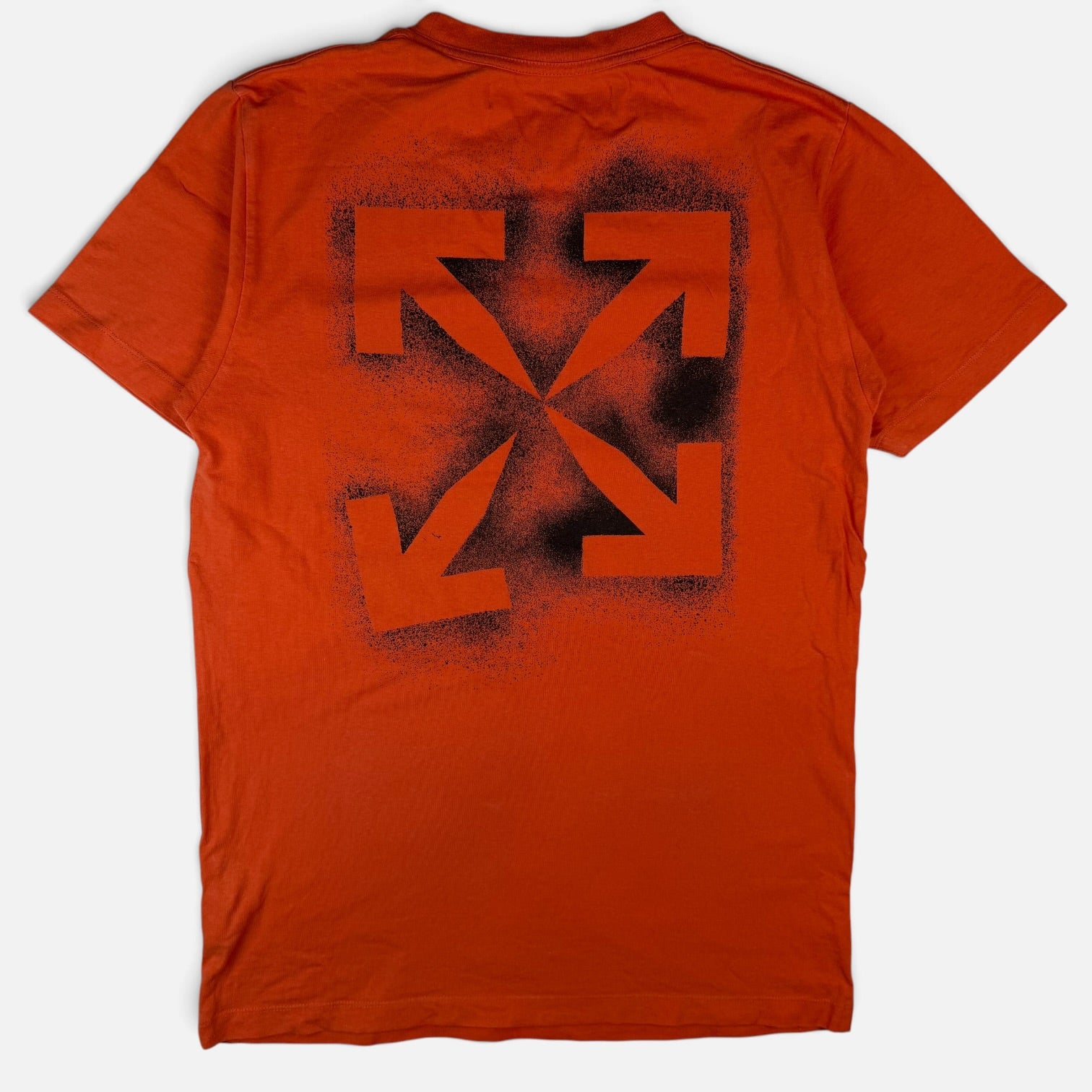 Off-White Stencil Arrow T-Shirt Orange