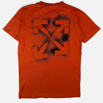 Off-White Stencil Arrow T-Shirt Orange
