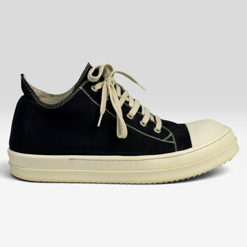 Rick Owens DRKSHDW Ramones Low Double Stitch Black/Milk