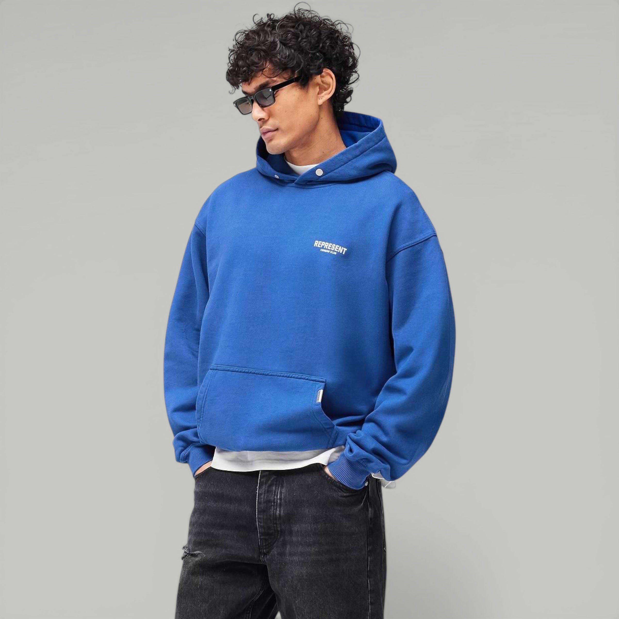 Represent Cobalt Blue Hoodie