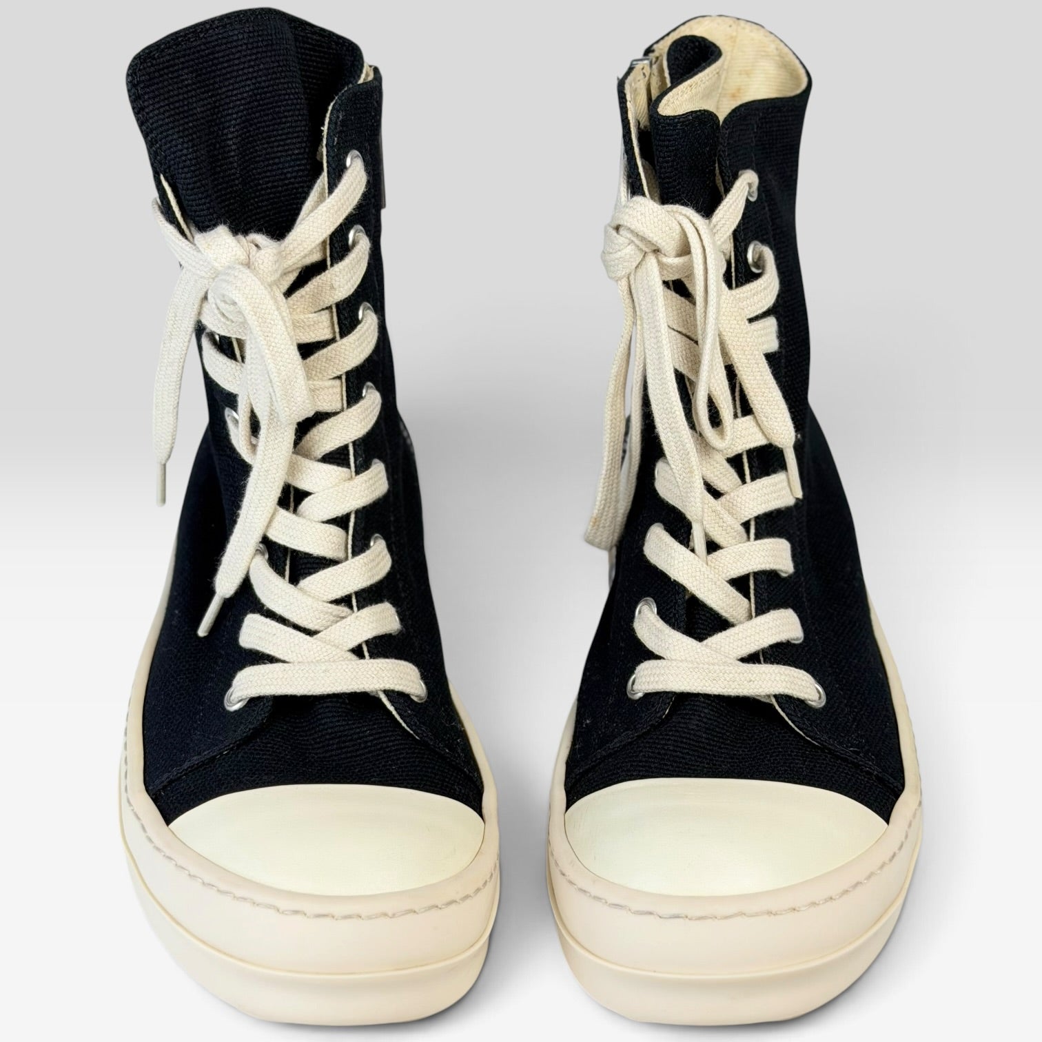 Rick Owens DRKSHDW Ramones High Black/Milk