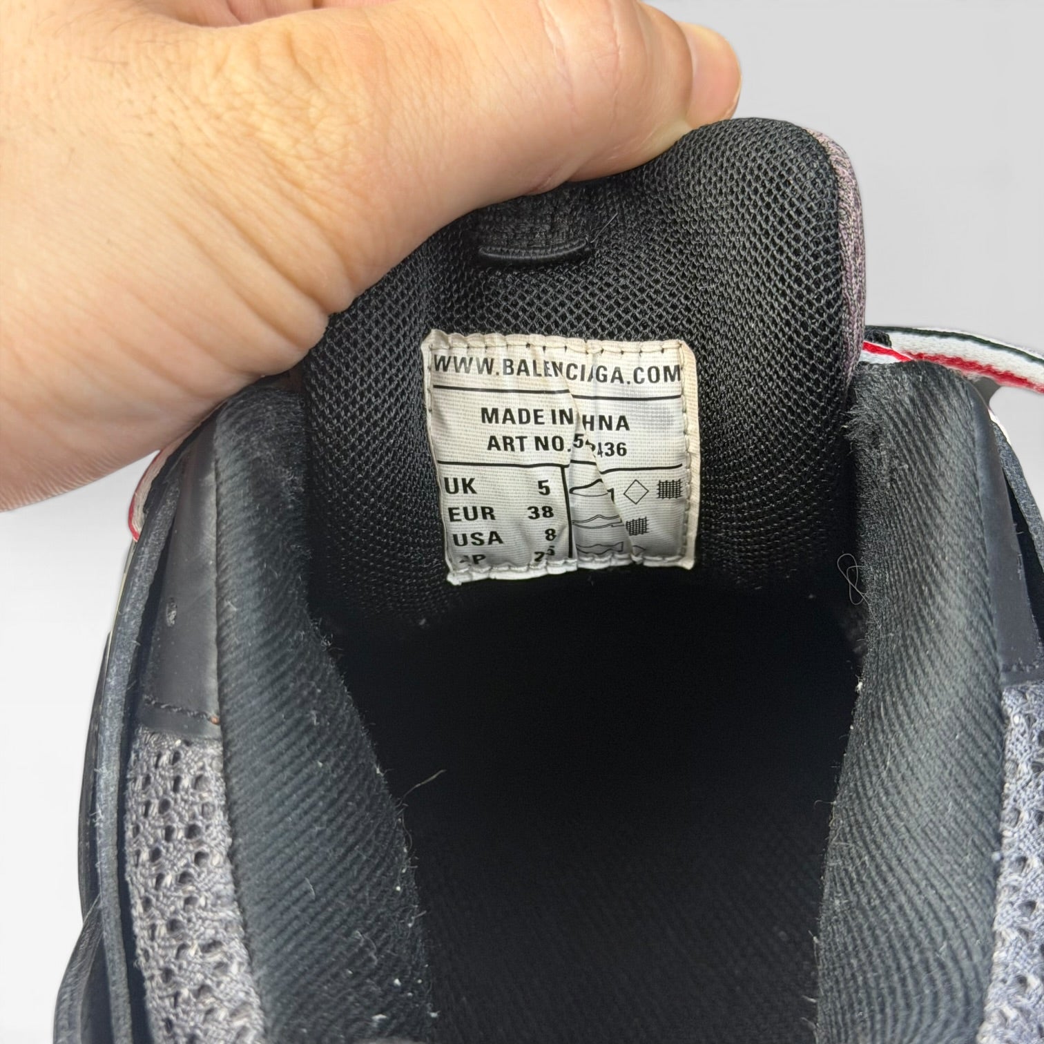Balenciaga Track Bred Black/Red Sneakers