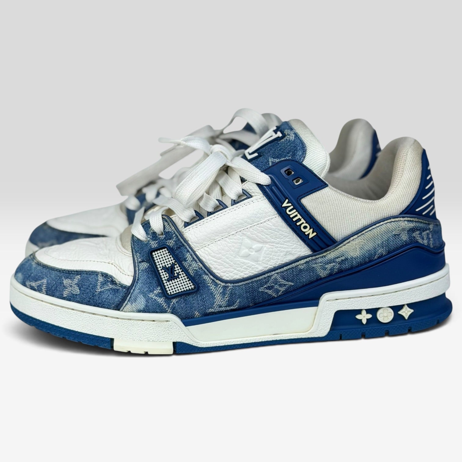 Louis Vuitton LV Trainer Sneaker Denim Monogram