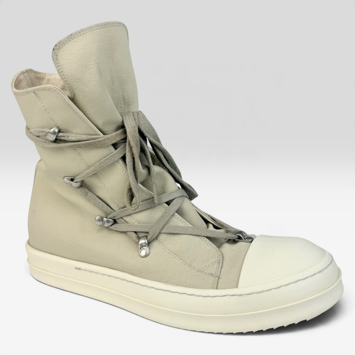 Rick Owens DRKSHDW Hexagram Ramones High Milk/Pearl