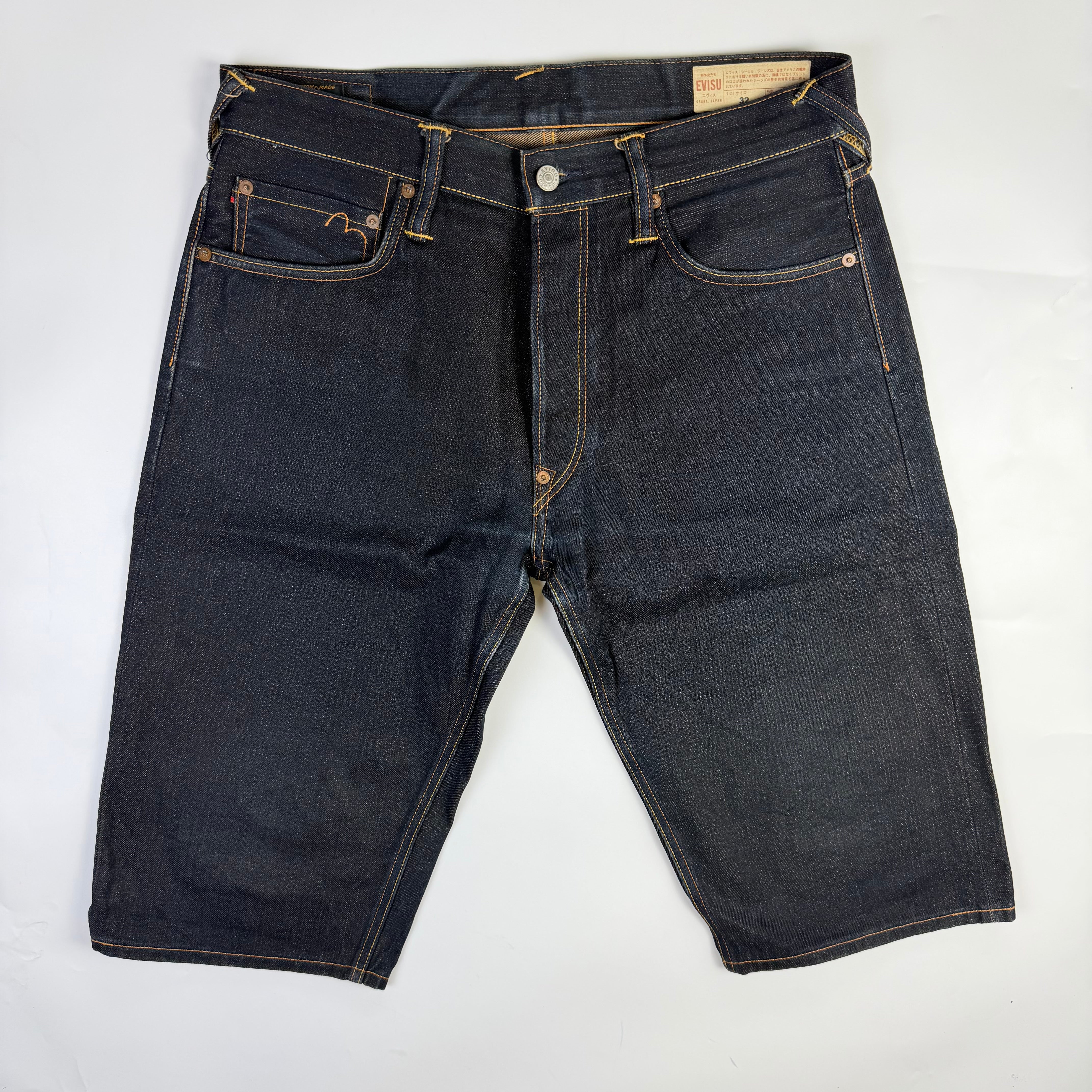 Evisu No.3 Daicock Sakura Japanese Denim Shorts