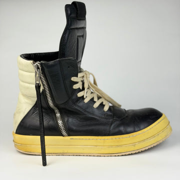 Rick Owens SS16 Cyclops Geobasket Black/Milk