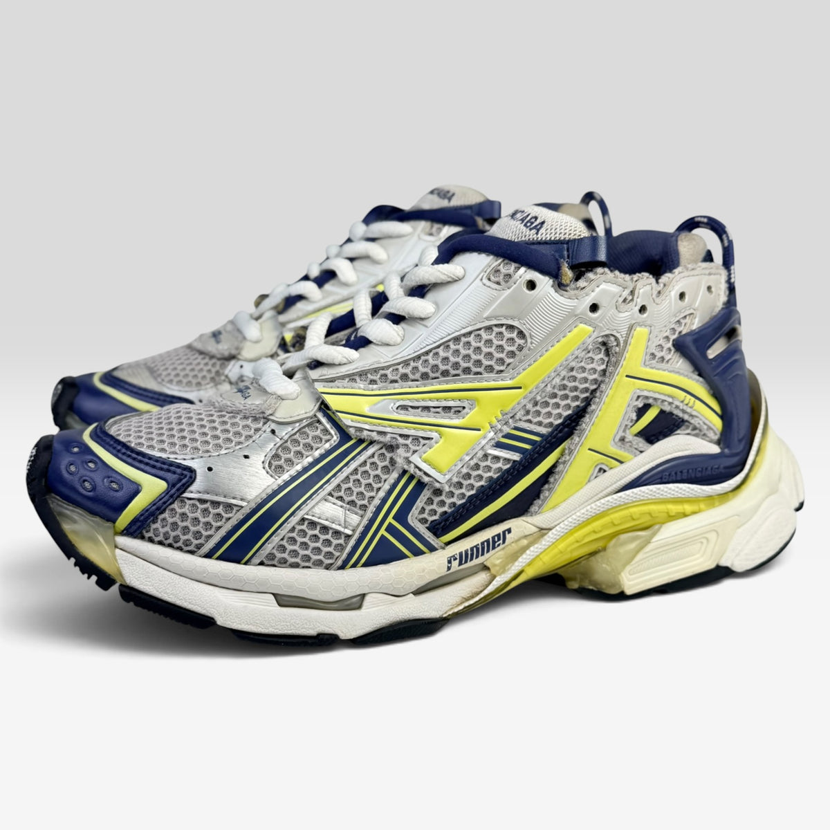 Balenciaga Runner White/Blue/Yellow/Grey