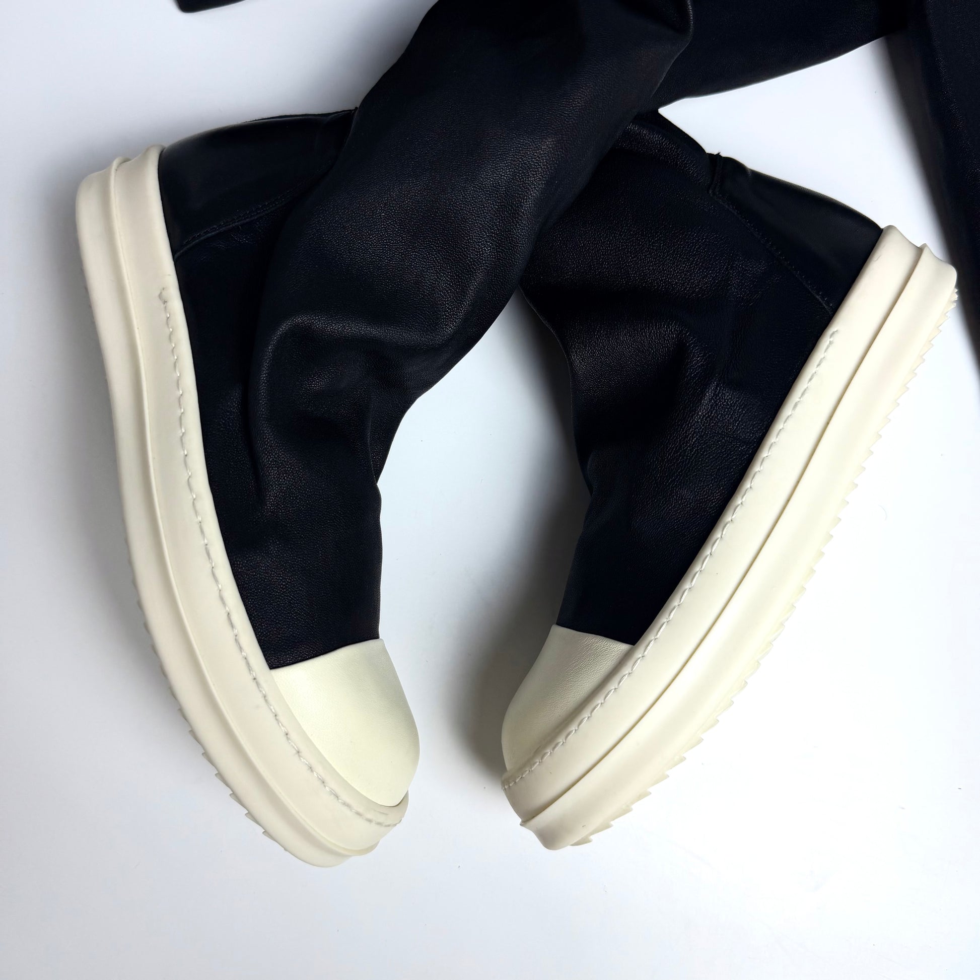 Rick Owens Sock Ramones Thigh Length