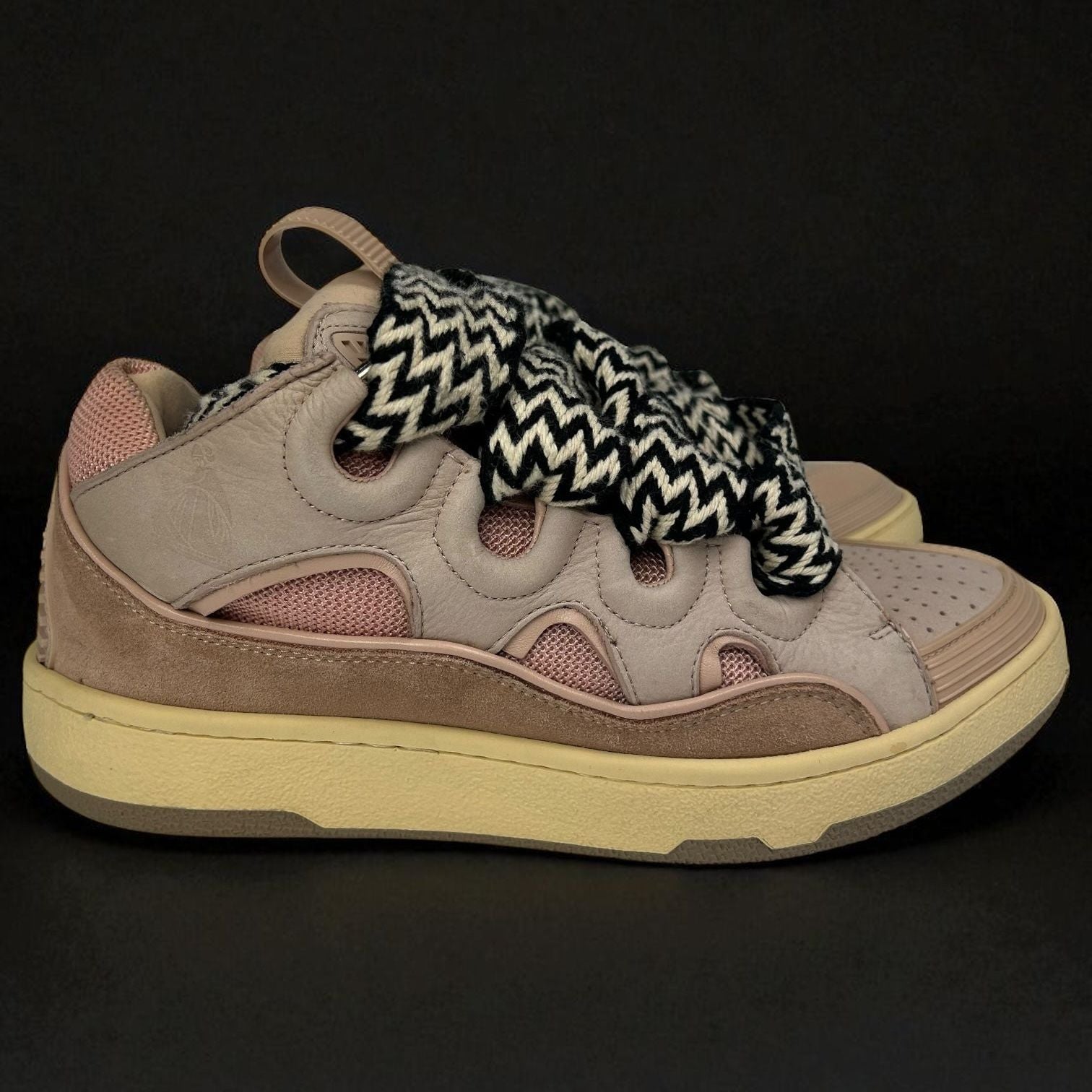 Lanvin Curb Pink Sneakers
