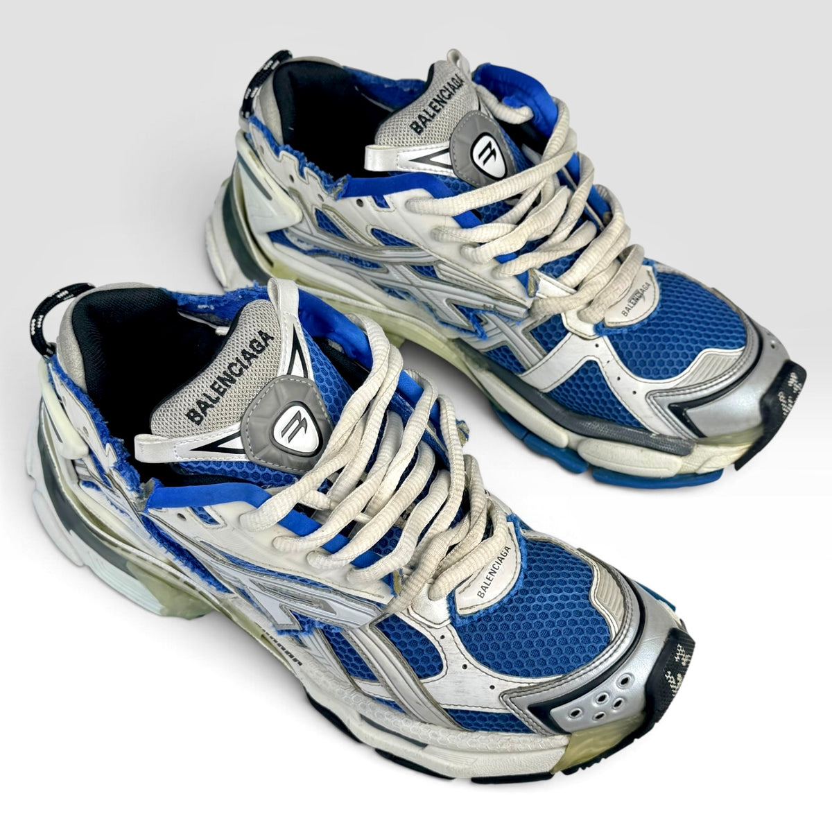 Balenciaga Runner Blue/White Sneakers