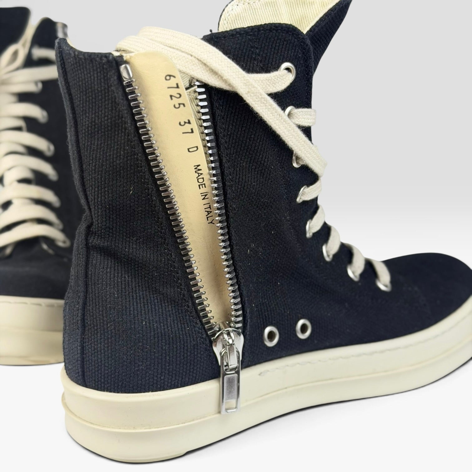 Rick Owens DRKSHDW Vegan Ramones High Black | Sneakers Rick Owens