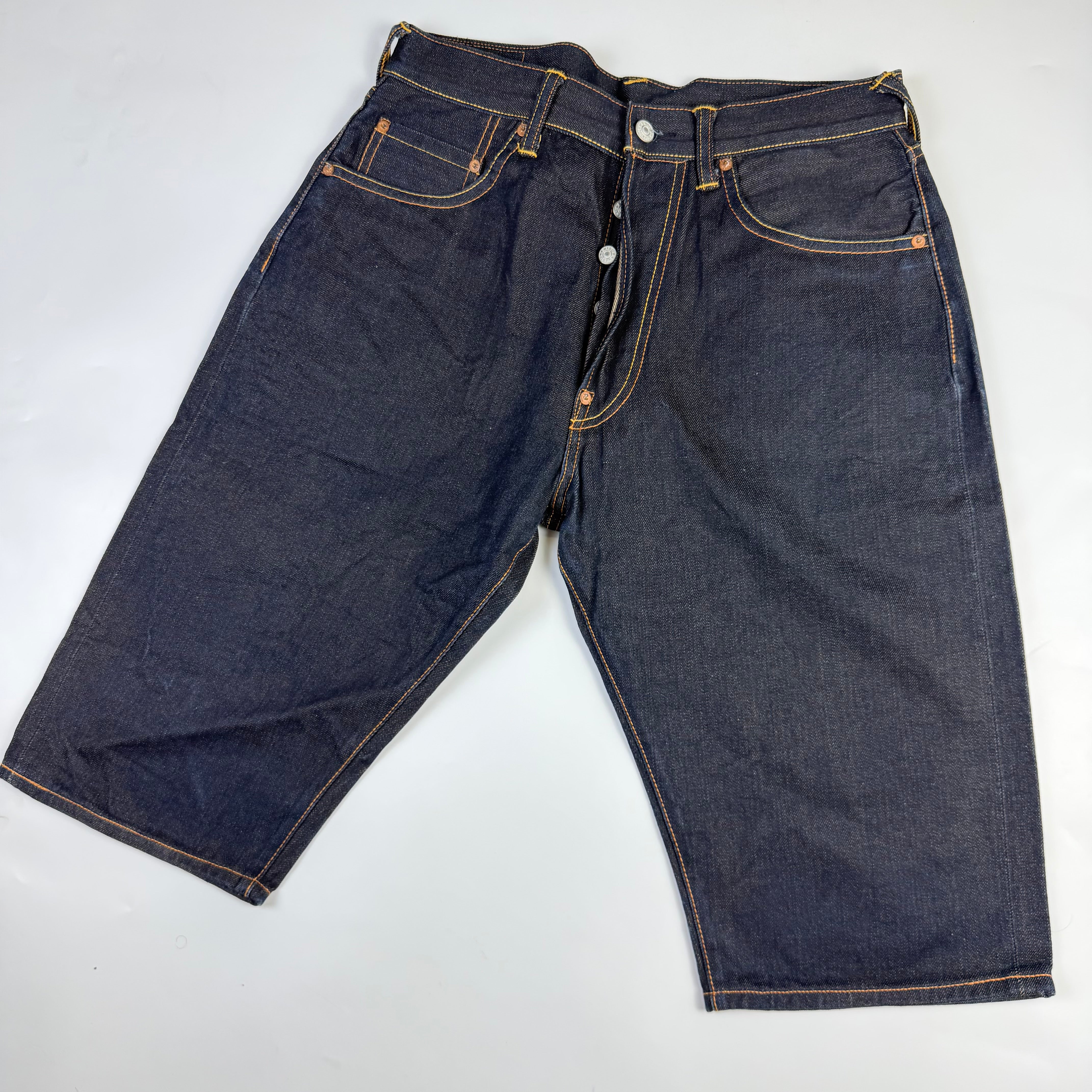 Evisu No. 3 Seagull Japanese Denim Shorts