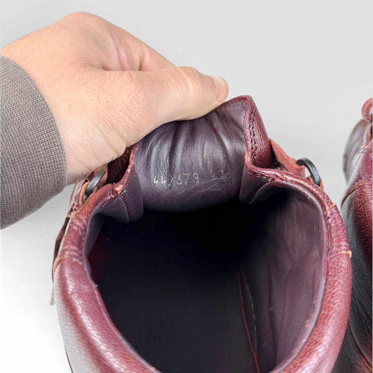 Balenciaga Arena High Burgundy