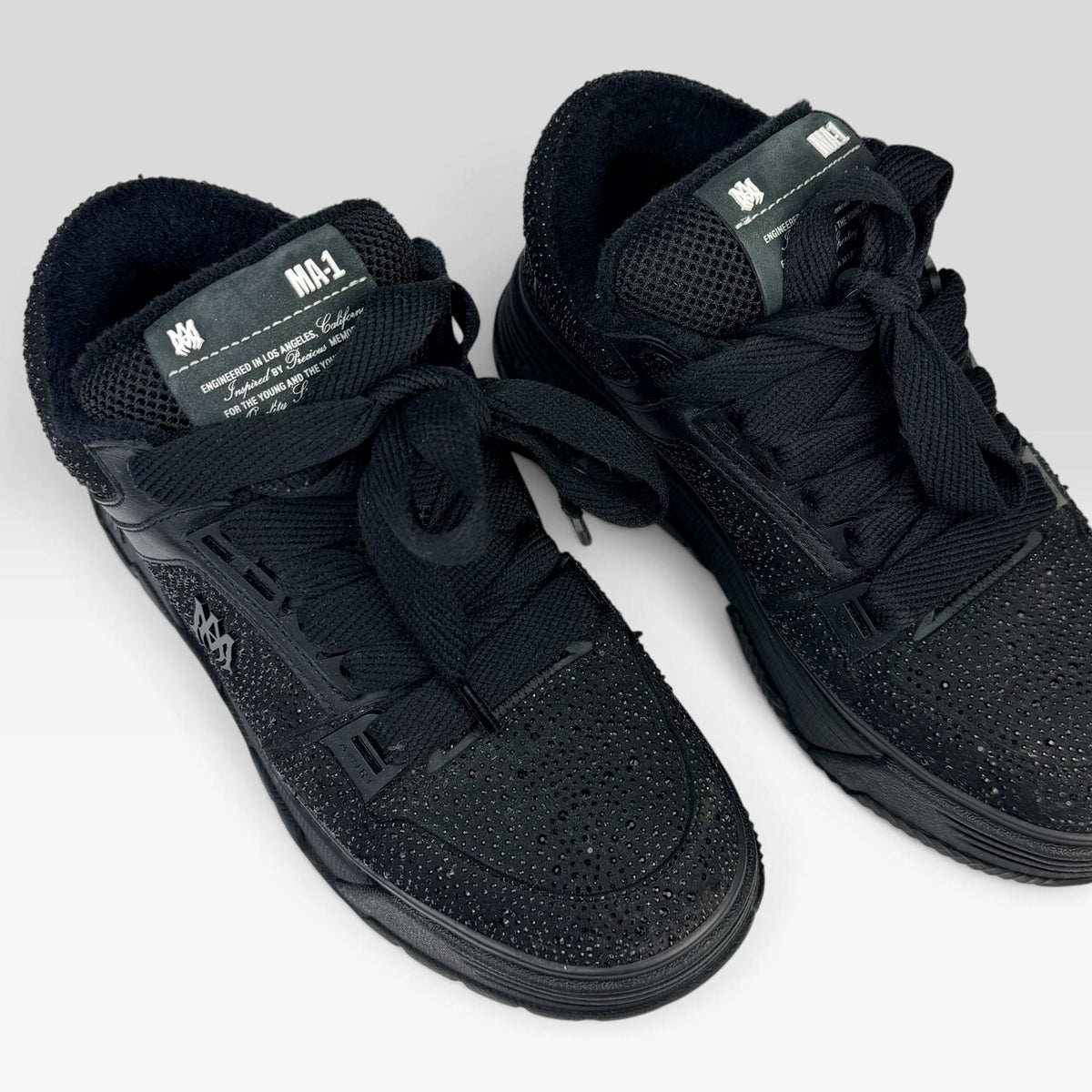 Amiri MA-1 Crystal Triple Black – Incaltaminte Barbati AMIRI la V STEALS – AMIRI