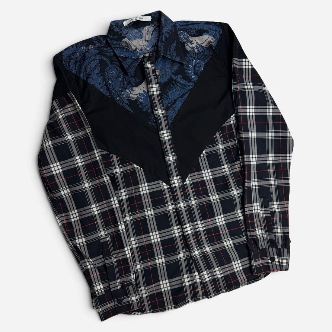 Givenchy by Riccardo Tisci SS15 Patchwork Shirt