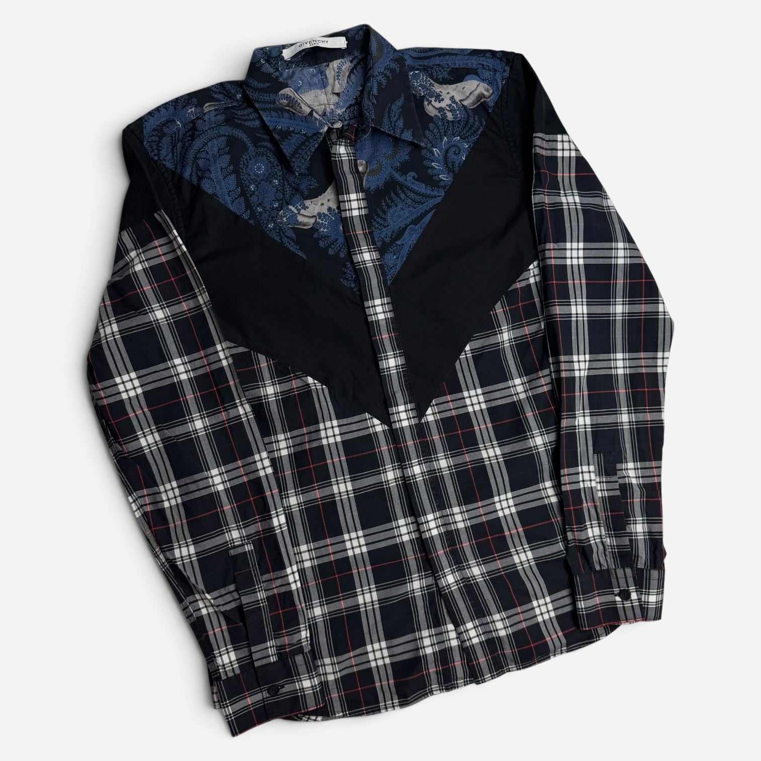 Givenchy by Riccardo Tisci SS15 Patchwork Shirt