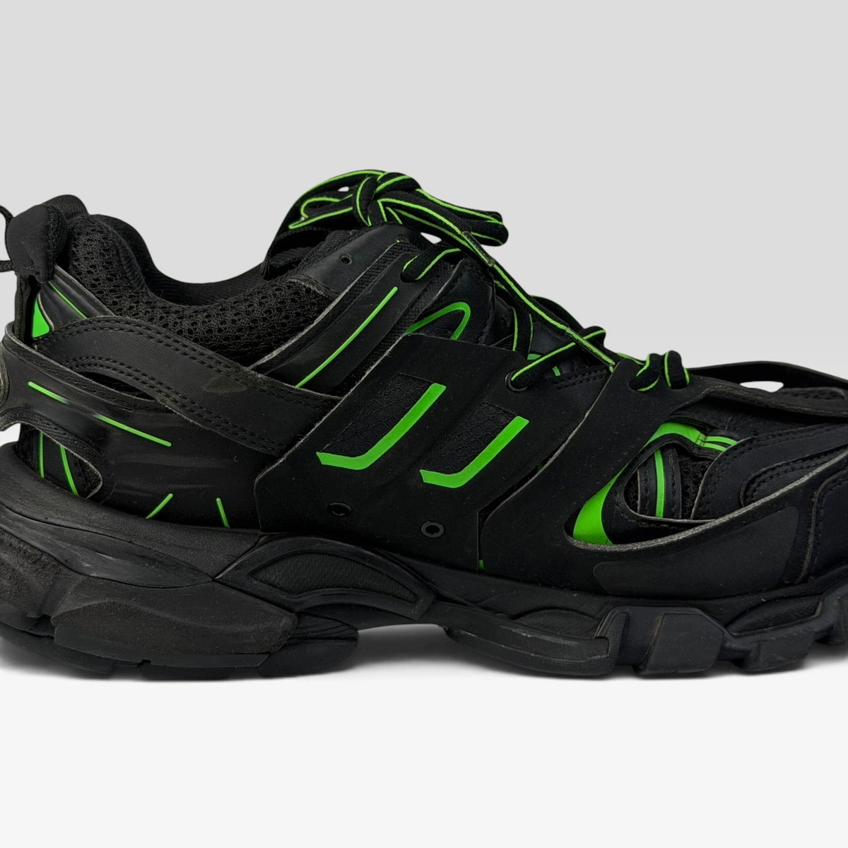 Balenciaga Track Black/Green Sneakers