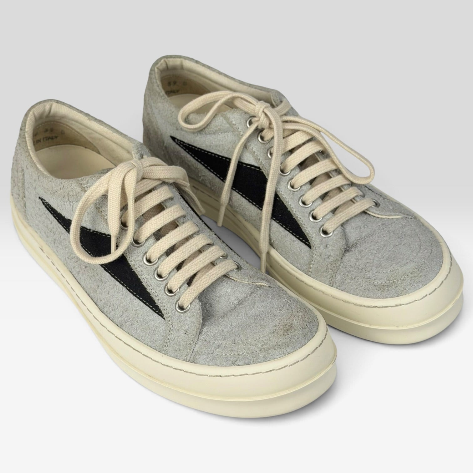 Rick Owens Vintage Sneaks Oyster Suede