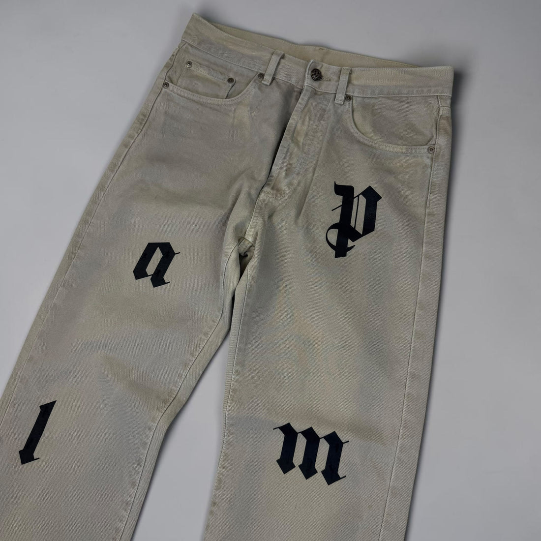 Palm Angels Logo-Patch Jeans