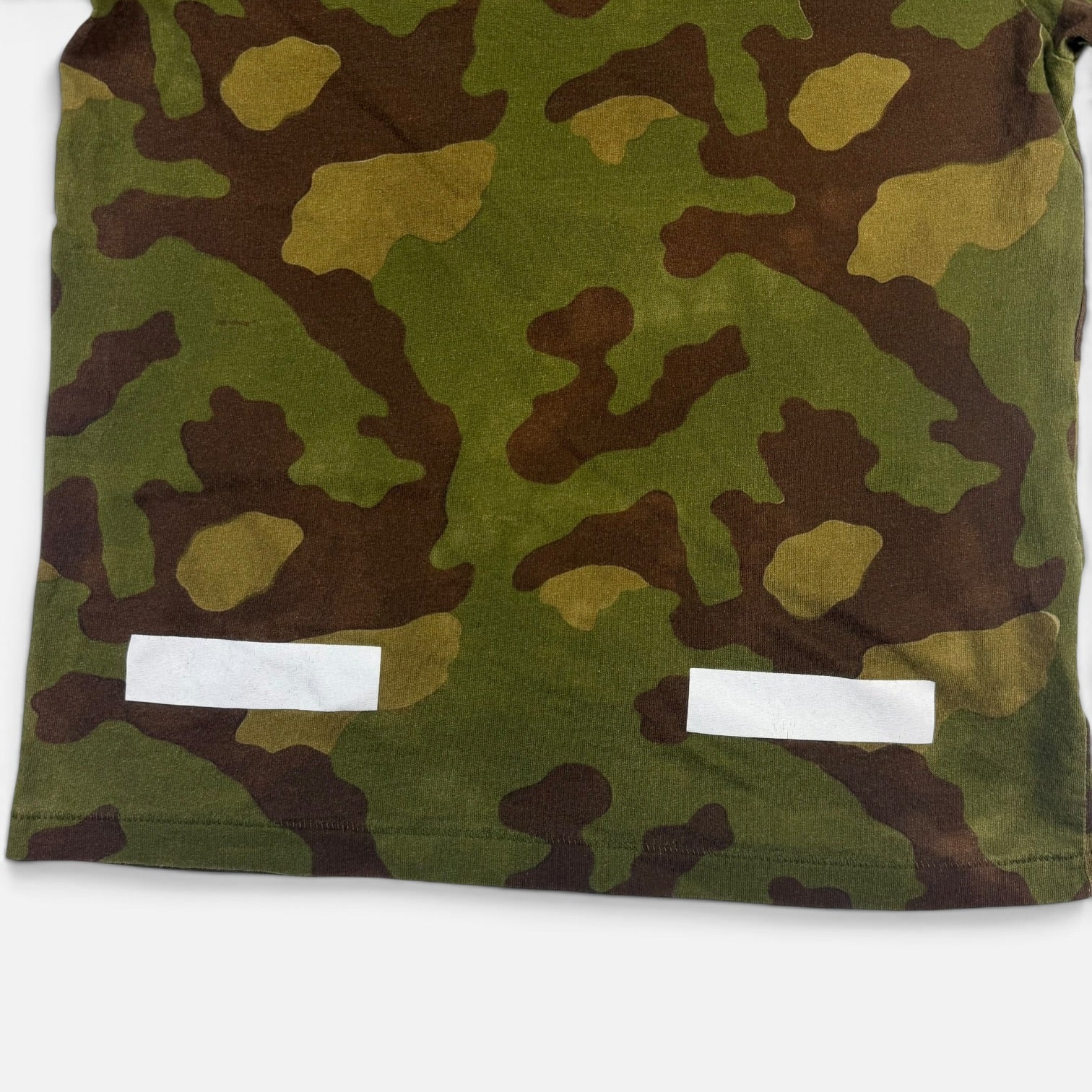 Off-White Camouflage T-Shirt Green