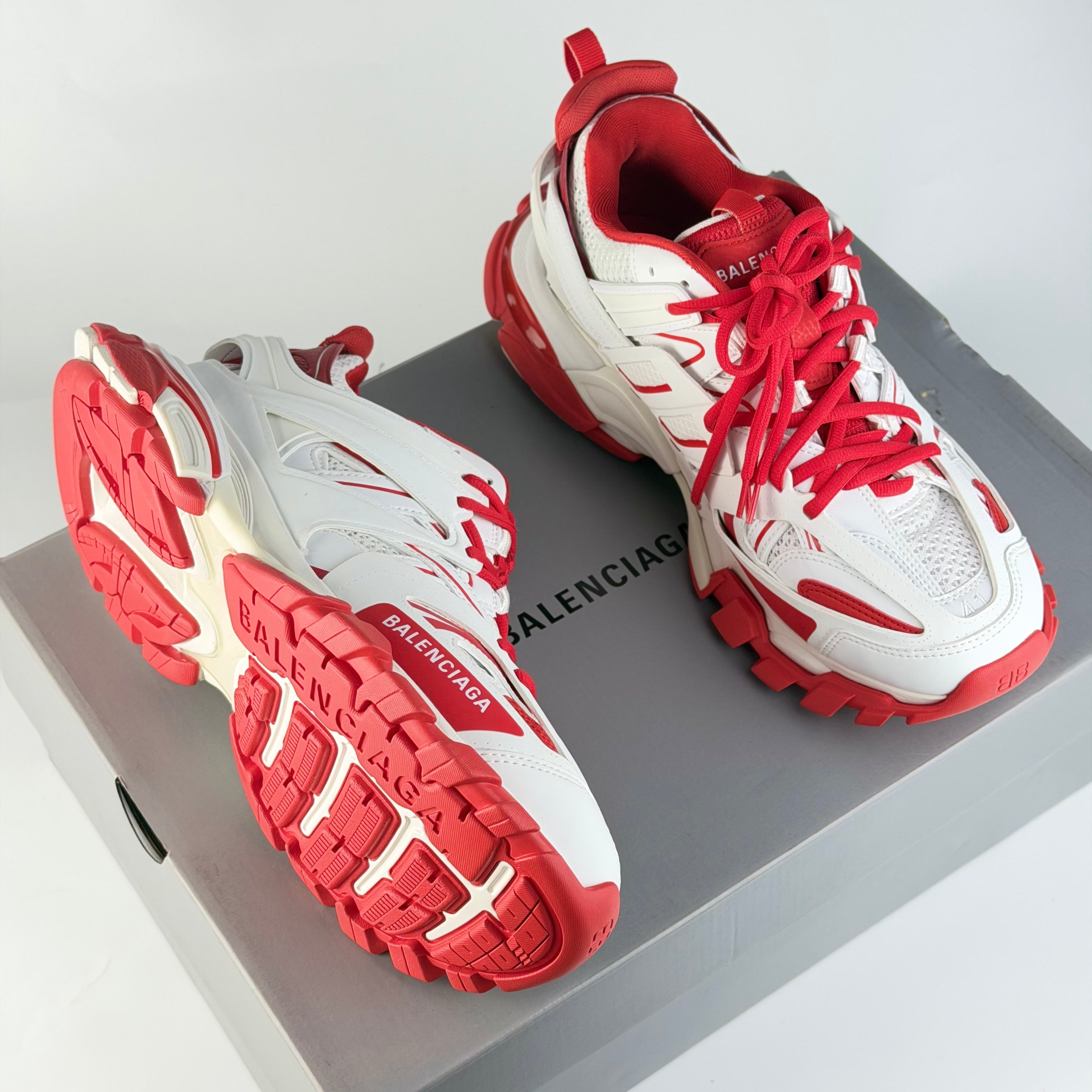 Balenciaga Track White Red