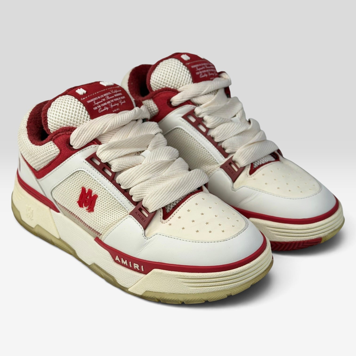Amiri MA-1 White/Red | Sneakers Amiri