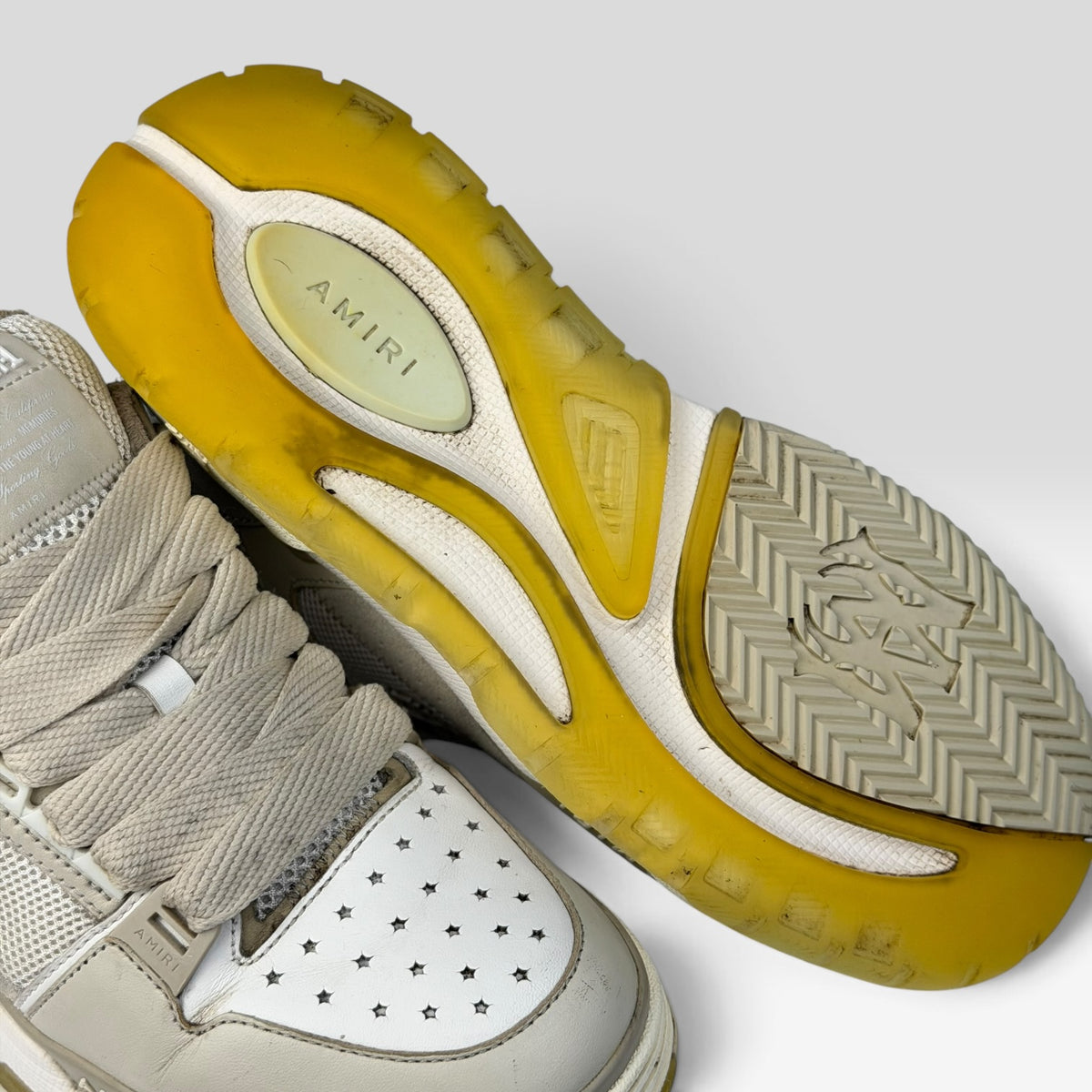 Amiri MA-1 Beige/White | Sneakers Amiri