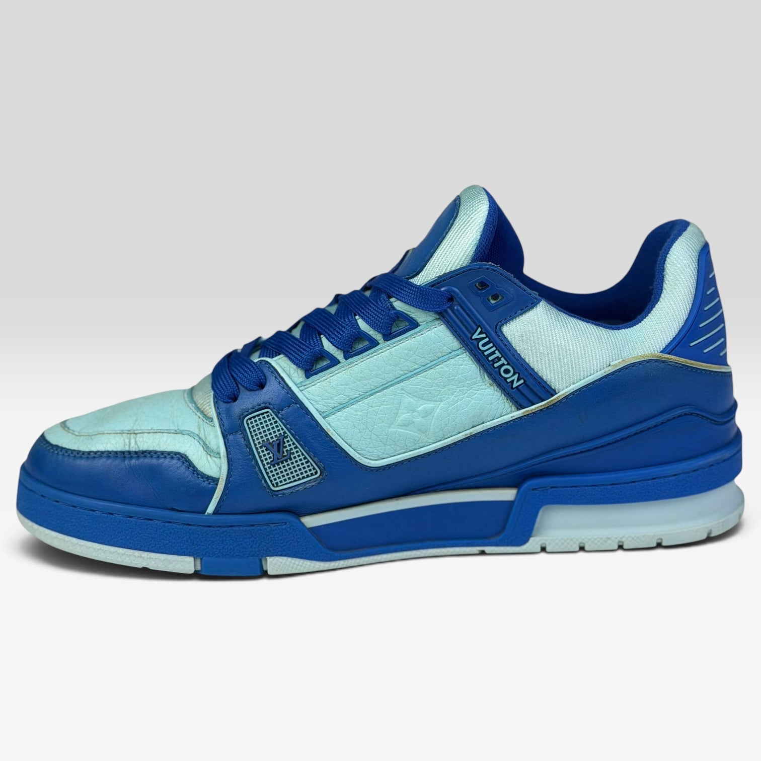 Louis Vuitton LV Trainer Sky Blue/Teal Monogram