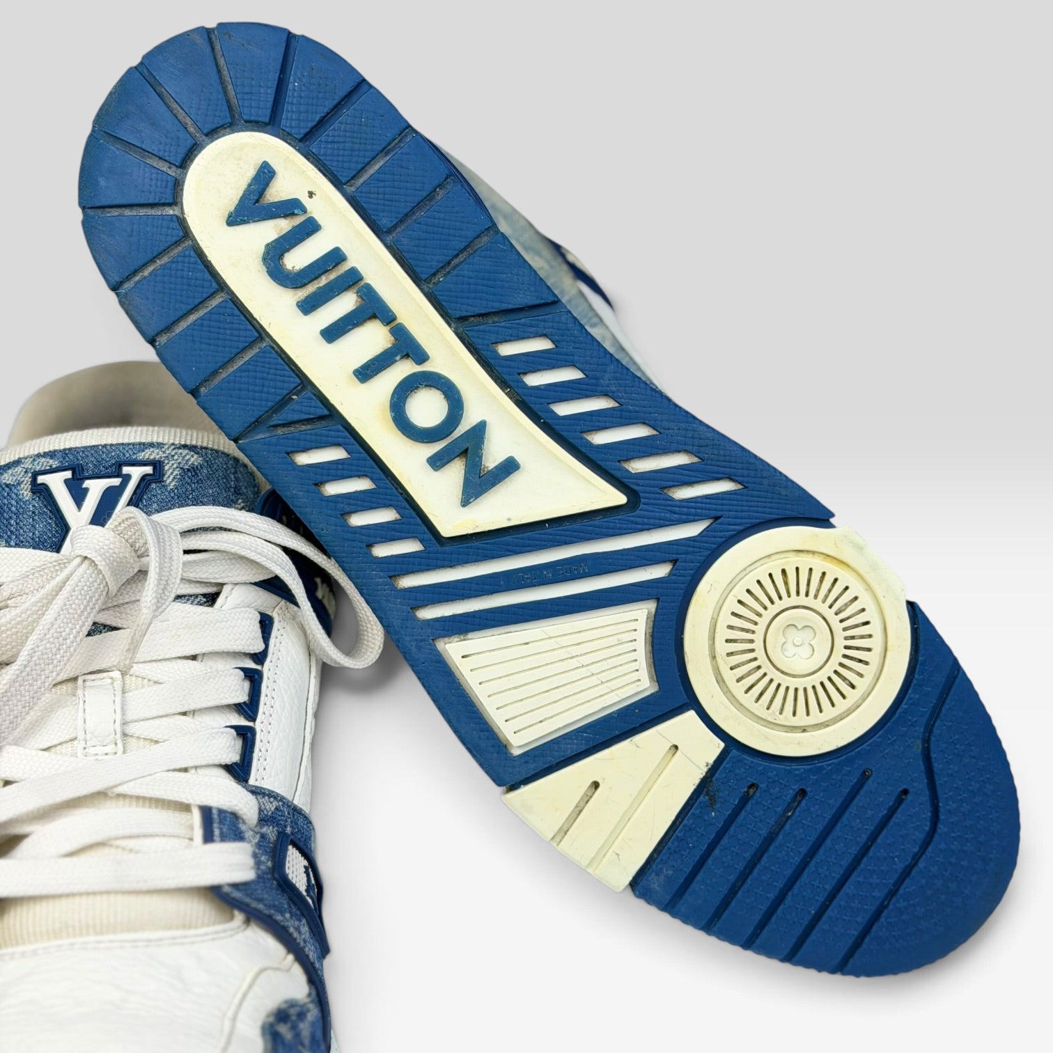 Louis Vuitton LV Trainer Sneaker Denim Monogram