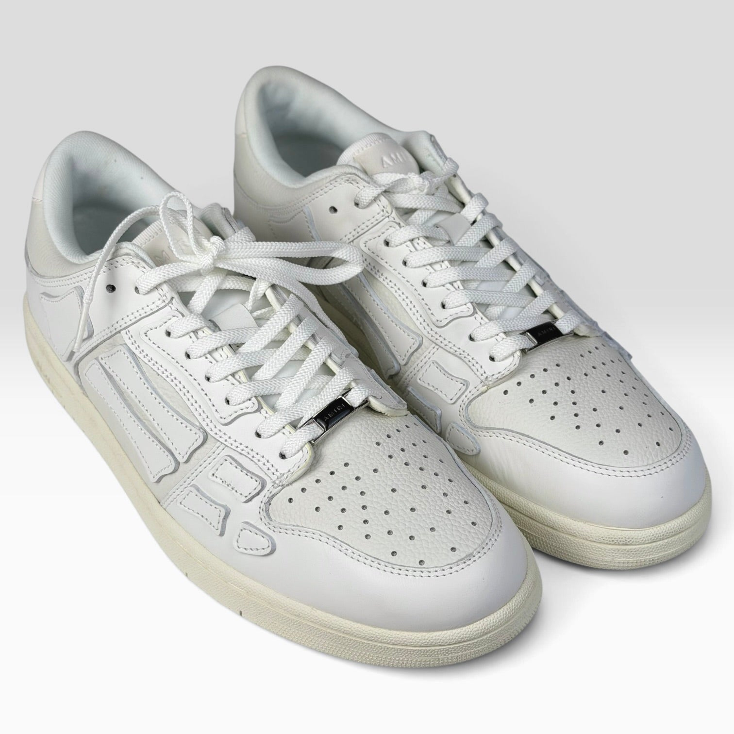 Amiri Skel Top Low White Sneakers