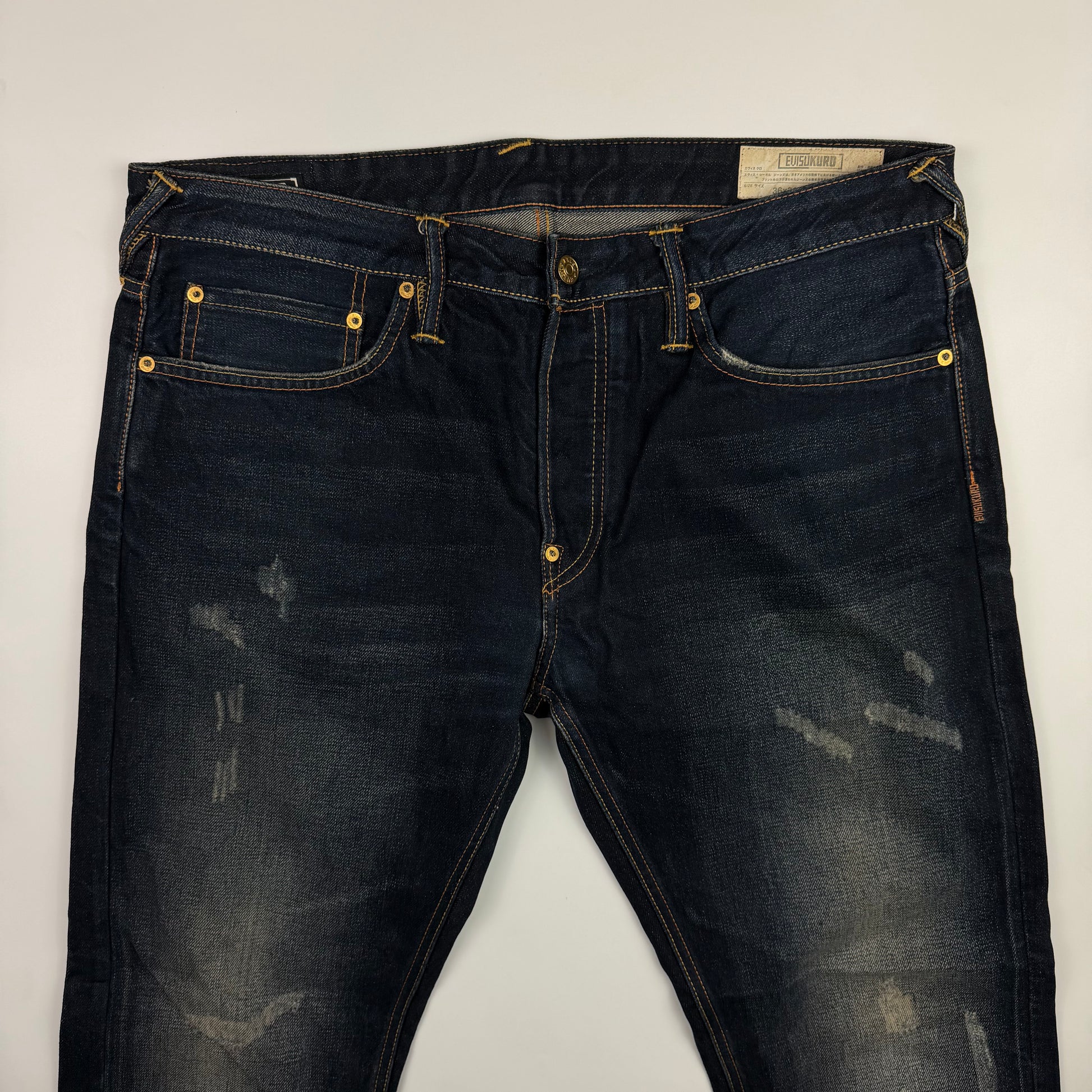 Evisu Kuro Seagull Jeans